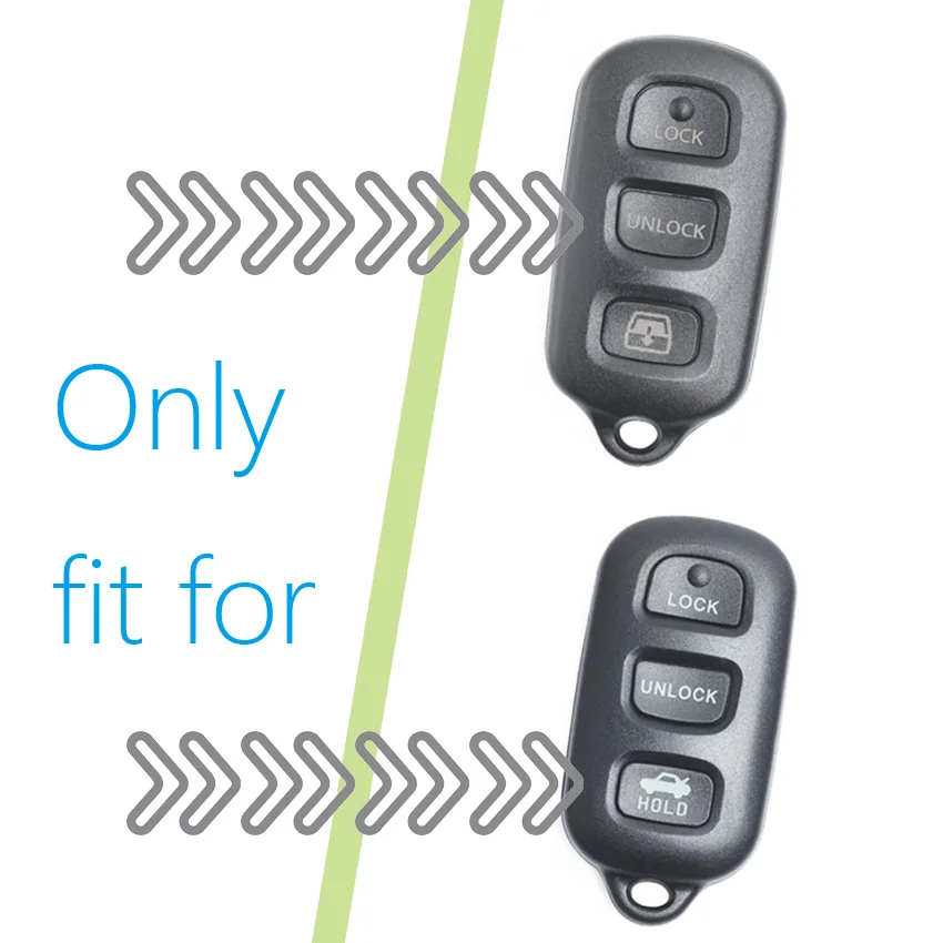 Силиконовый чехол для автомобильного ключа с 4 кнопками Toyota 4runner 1999-2009 Sequoia 2001-2008