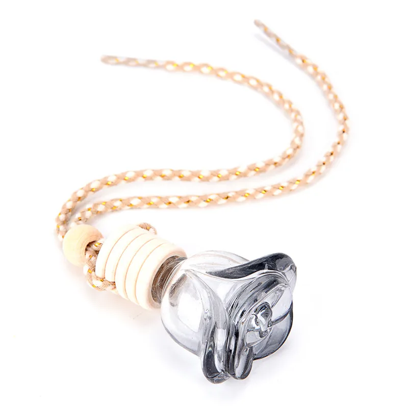 1 шт. автомобиля флакон духов эфирное Масла висит Стекло бутылки