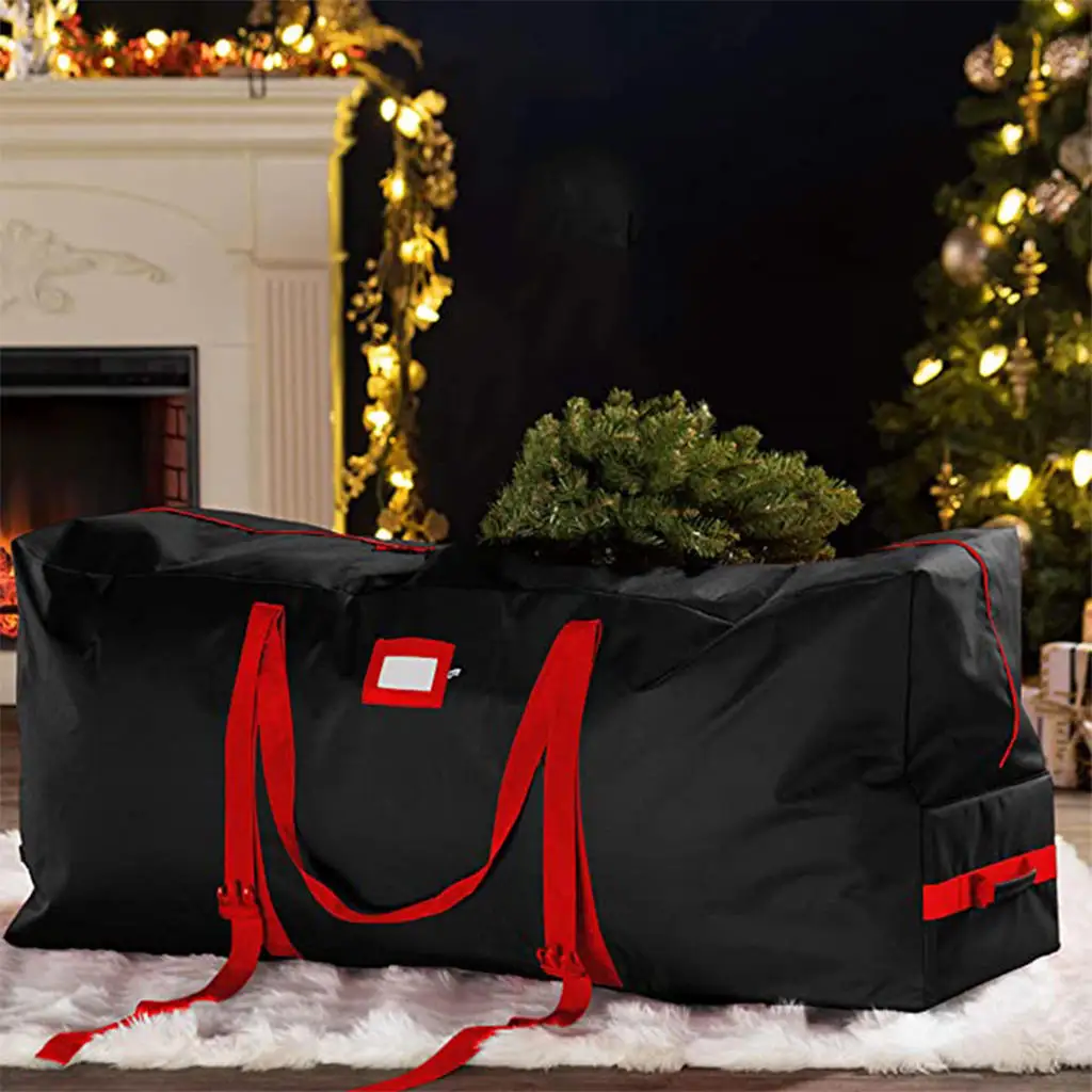 Bolsa de almacenamiento grande para &aacute;rbol de Navidad, impermeable, a prueba de roturas, Oxford 600D, duradera, para &aacute;rboles desmontados, navidad-3