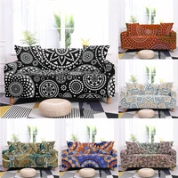 mandala elastic sofa covers for living room stretch bohemian anti dust couch cover sofa chair protector slipcover 1234 seater
