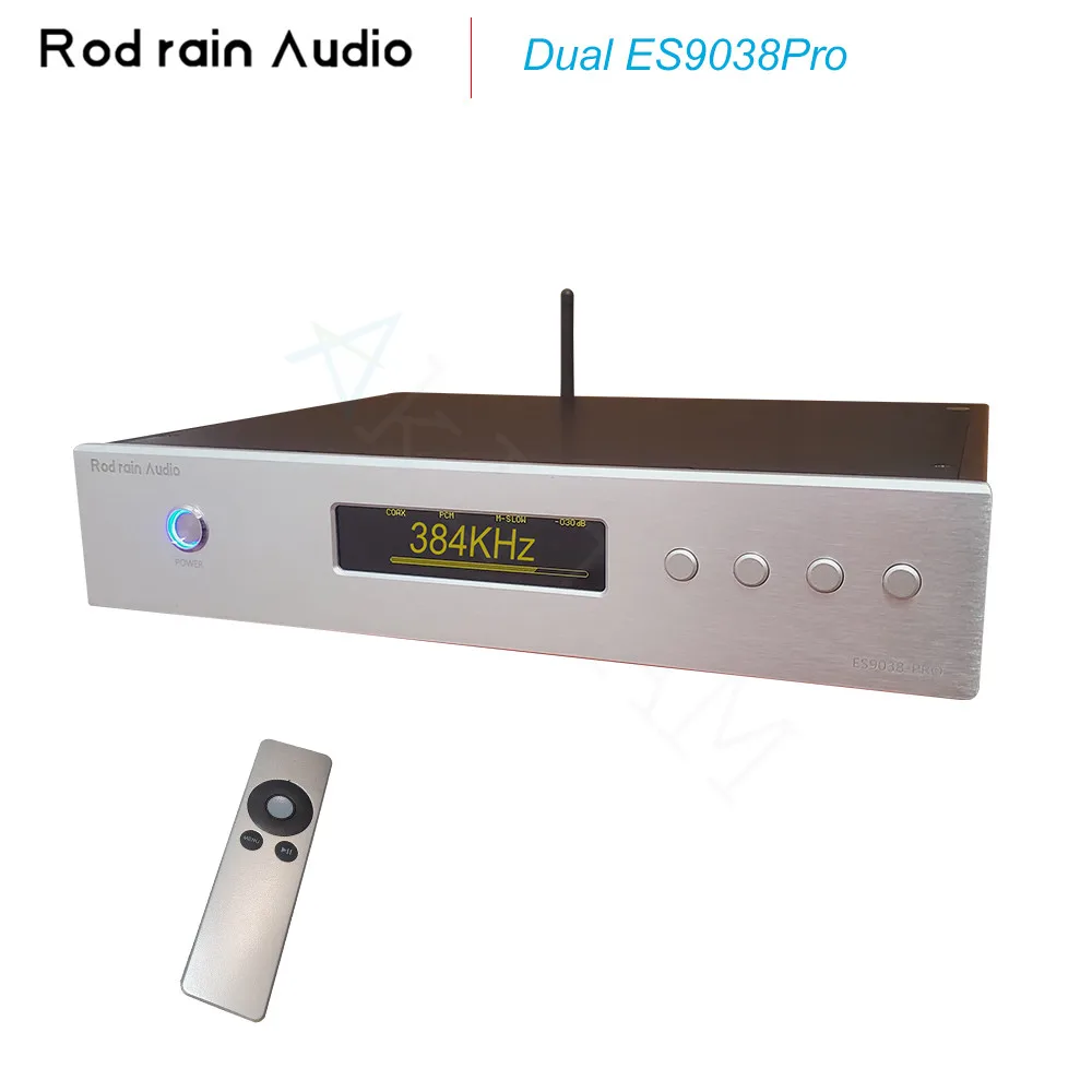 

AkLIAM Dual ES9038Pro Balanced Decoder LDAC OLED Display Lossless Optical Coaxial HIFI Audio Bluetooth 5.1 DAC