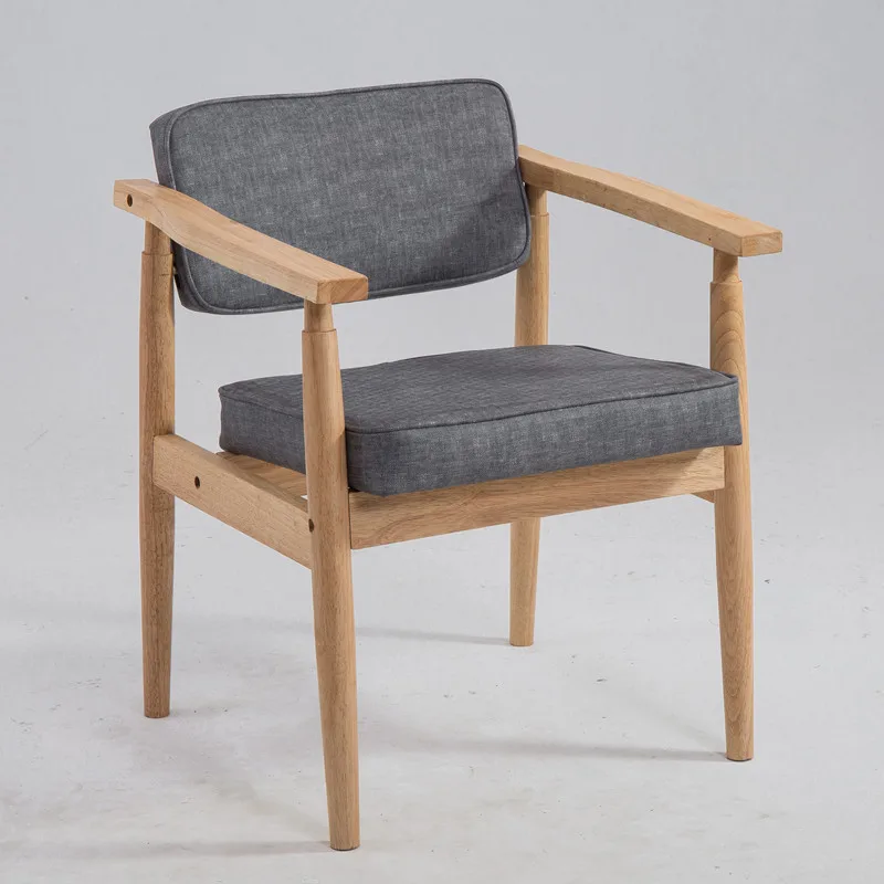 Деревянное античное бежевое кресло в европейском стиле стул для столовой отдыха