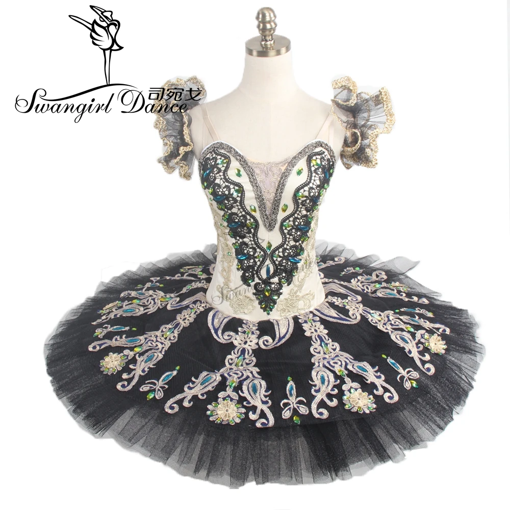 Женские Профессиональные балетные пачки золотого и черного цвета классические