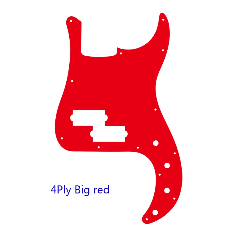 Pleroo Custom Guitar Pickgaurd-для Deluxe P бас-гитары Накладка для защиты от царапин несколько