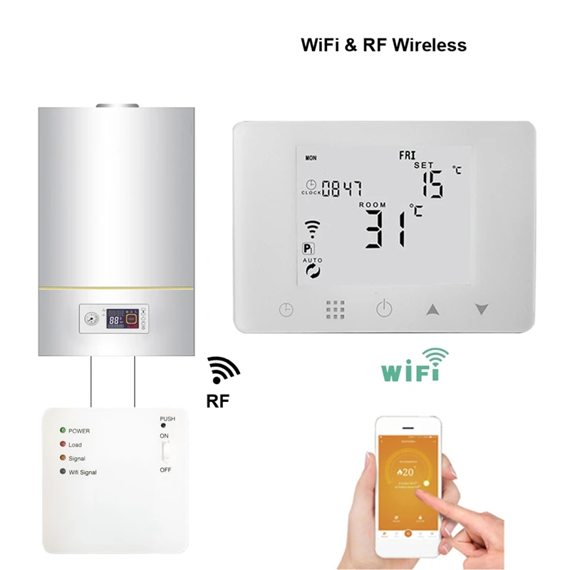 BGL09RF-WIFI беспроводной термостат для бойлера газовый настенный регулятор