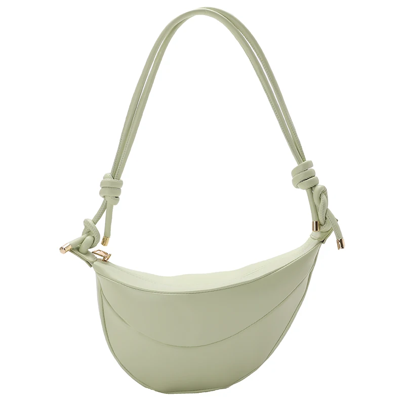 

Saddle Crossbody Bag For Women Simple Solid Color PU Leather 2021 New Summer Branded Trendy Fashion Shoulder Handbags And Purses