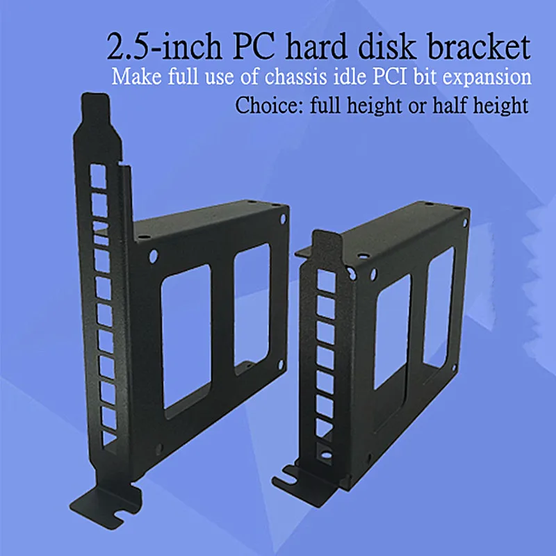 

PCI hard disk conversion rack Notebook 2.5 inch SSD Solid state drive bracket Hard disk holder for display card of chassis