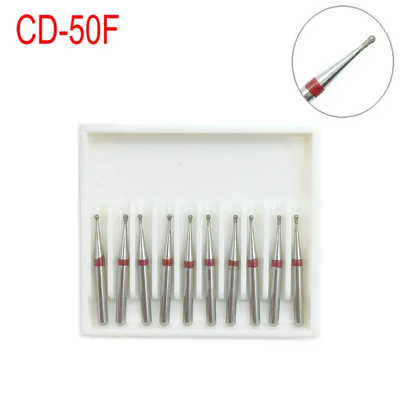 10 шт./кор. Стоматологические алмазные боры сверло для высокоскоростного