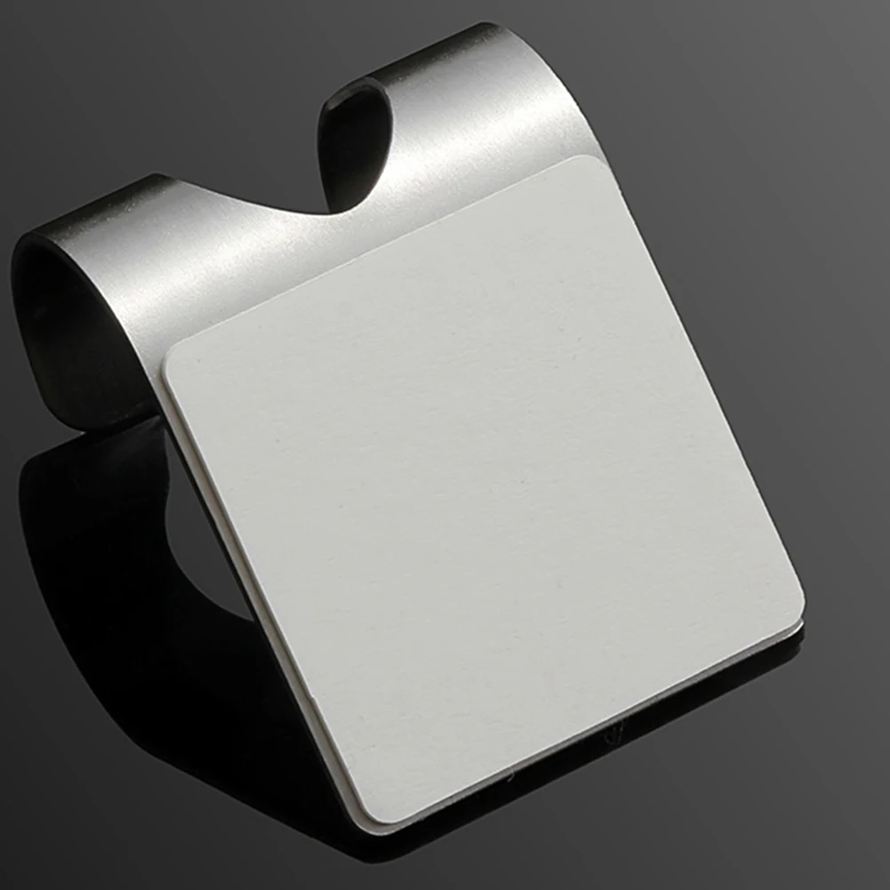 

Wall Adhesive Storage Hook Waterproof Anti-rust Stainless Steel Men Razor Holder Closet Clothes Glass Mug Shelf Hanger