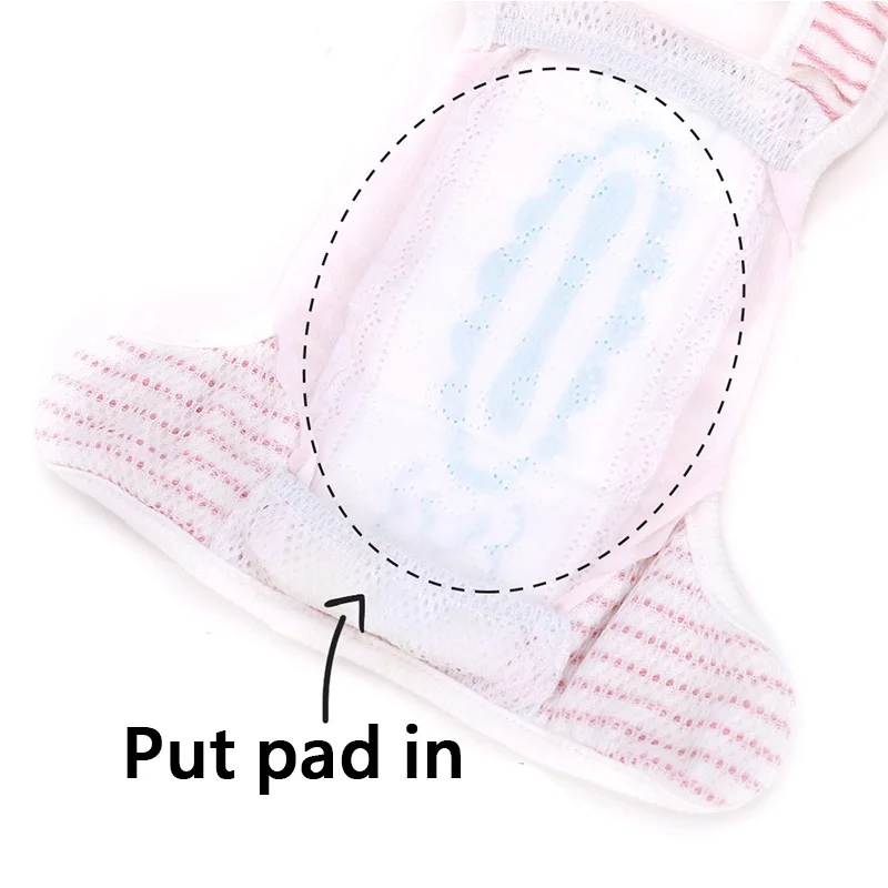 Женские санитарные Физиологические брюки для домашних животных короткие