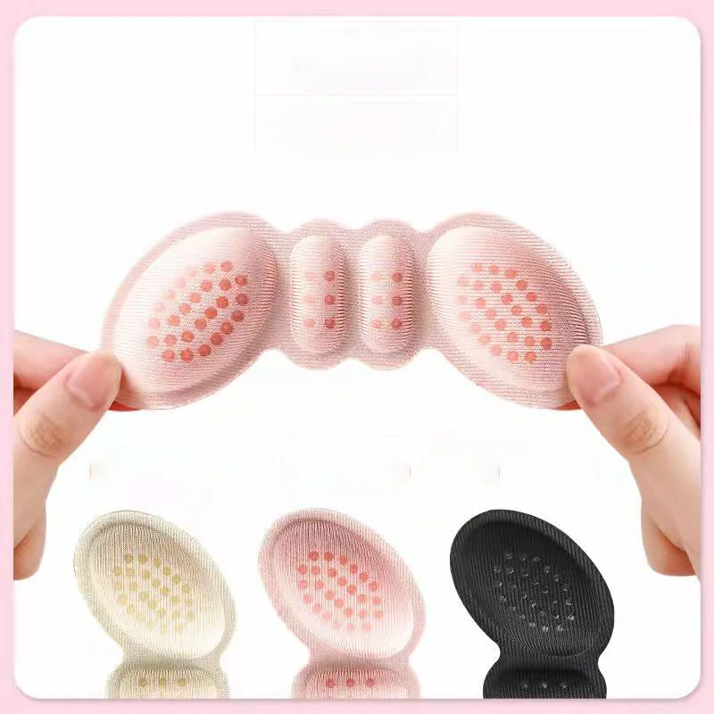 2Pcs Women Insoles for Shoes High Heel Pad  Adhesive Heels Pads Liner Grips Protector Sticker Pain Relief Foot Care Insert