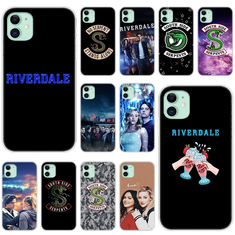 Riverdale Southside Serpents Silicone Phone Case for Apple iPhone 13 12 Mini 11 Pro XS Max X XR 6 6S 7 8 Plus 5 SE 2020 Cover |