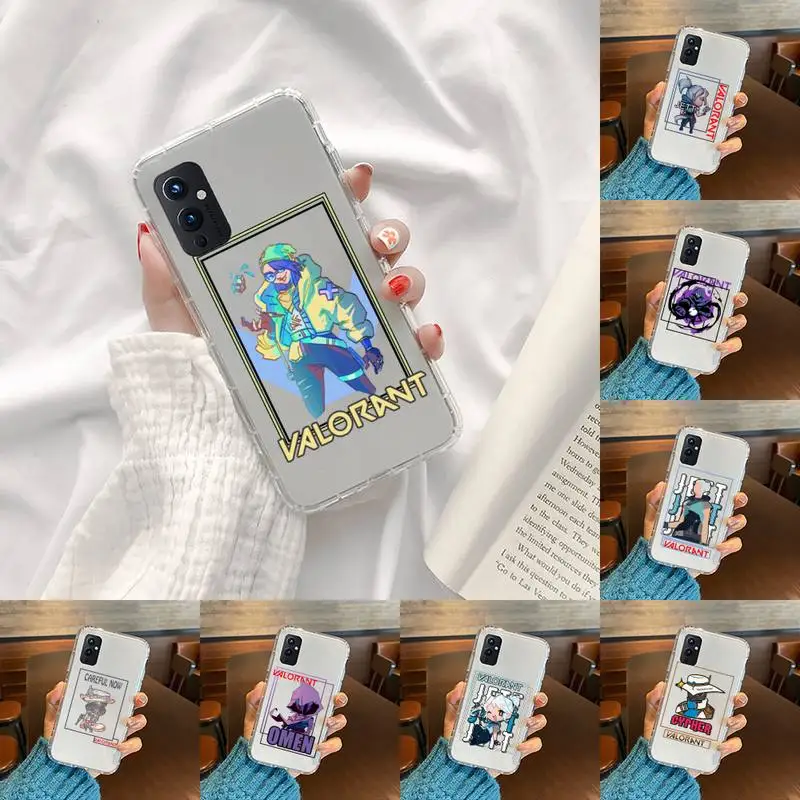 

Valorant, Phone Case Transparent For OnePlus 9 8 7 7t 8t Oppo find X3 X2 reno5 Vivo X60 X50 Pro MeiZu 17 16XS