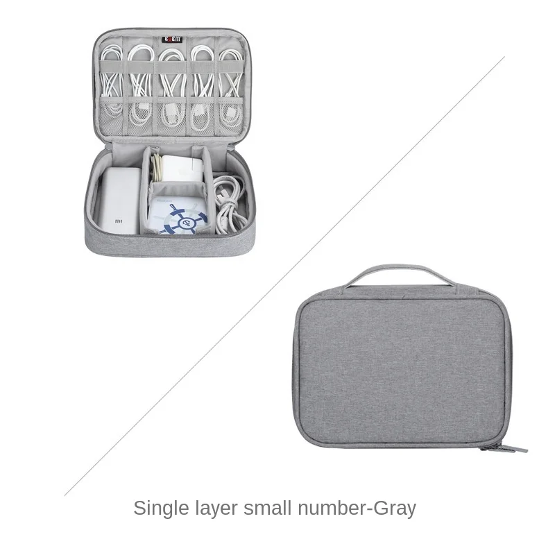 

Data Cable Storage Bag Portable Digital USB Gadget Organizer Charger Wires Cosmetic Zipper Storage Waterproof Organizer Case