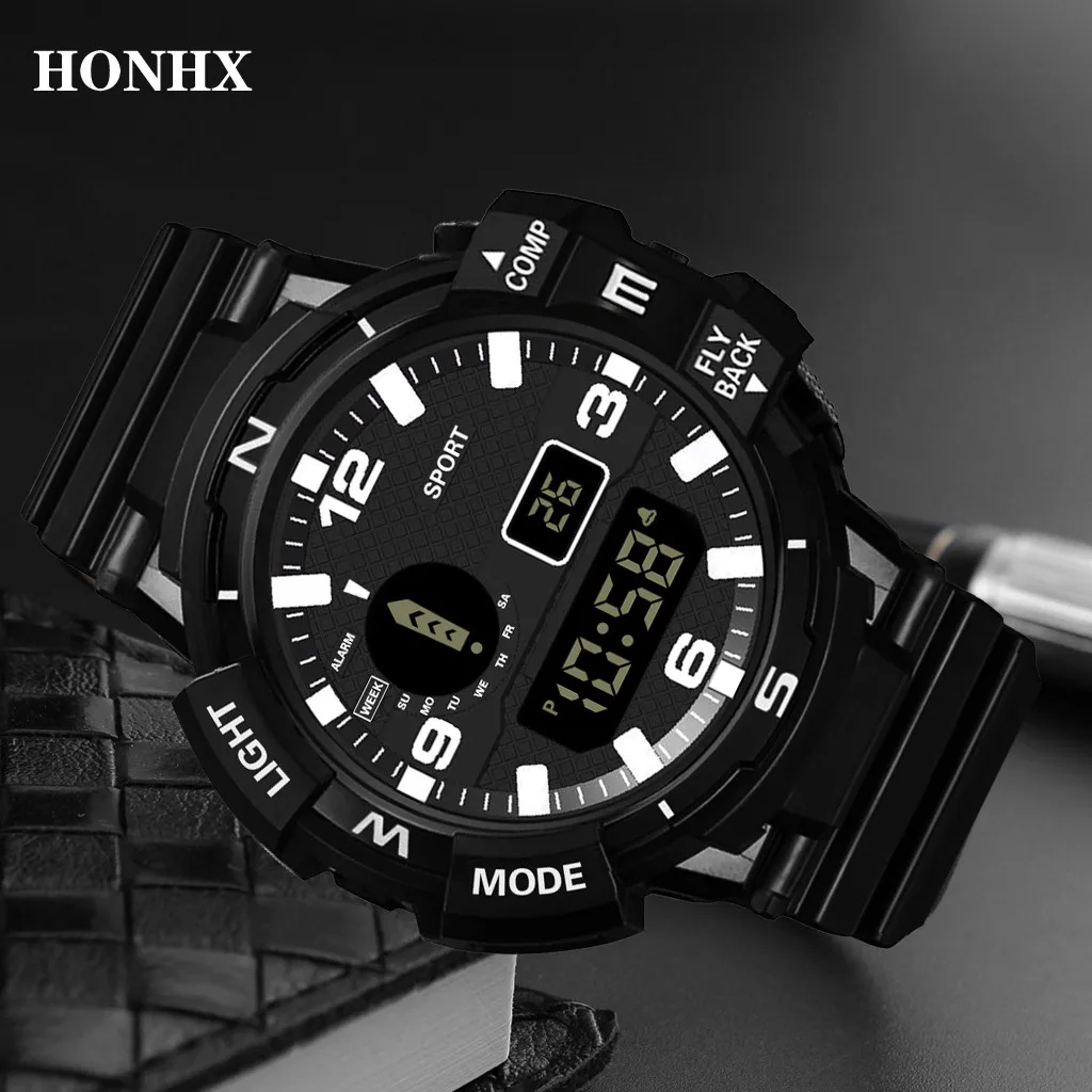 Relogio curren relogio masculino honhx роскошный для мужчин s цифровой светодиодный часы Дата спортивные мужские уличные электронные часы reloj mujer