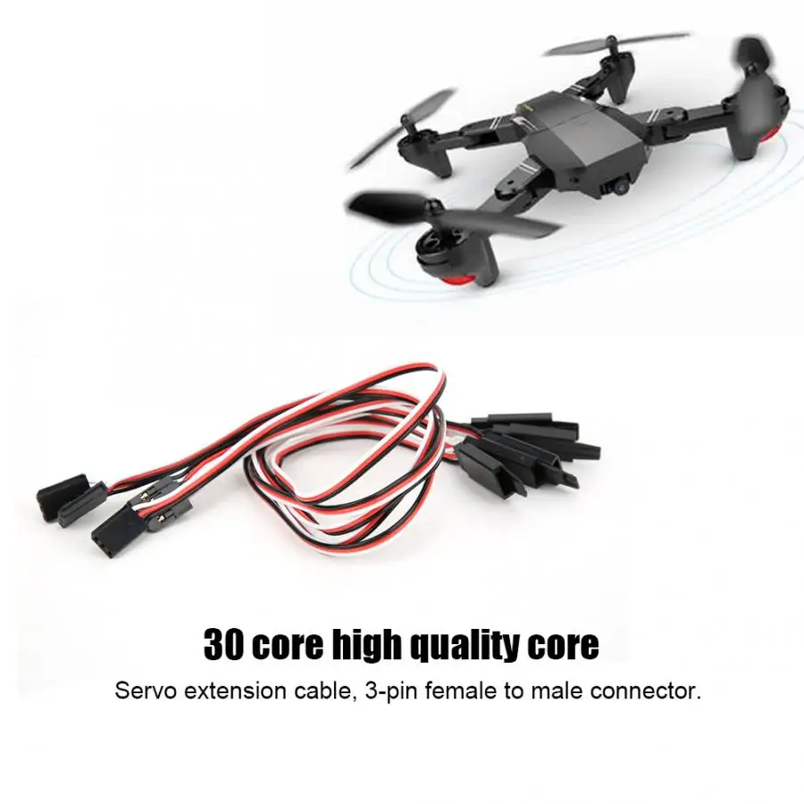 5pcs 30cm 30 Cores Male/Female Extension Cable RC Servo Wire for Car Aircraft Helicopter Accessories Parts | Игрушки и хобби