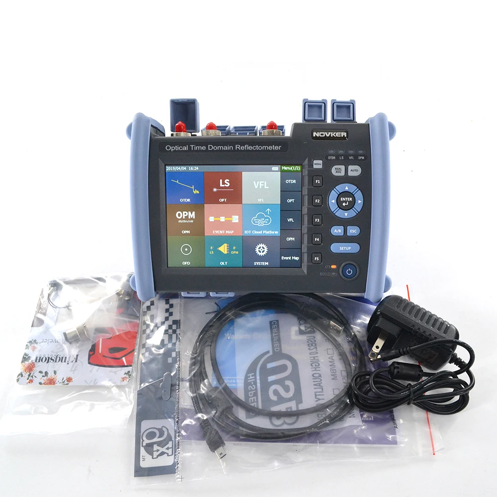 

NOVKER NK6000 1310/1550/1625nm 38/35/35dB Multifunction Optic Fiber 1625 PON OTDR Tester With VFL OPM Light Source