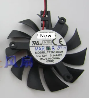 

For Emacro for Everflow T126010SM Server Cooling Fan DC 12V 0.14A 55mm Dia.39mm 2-wire