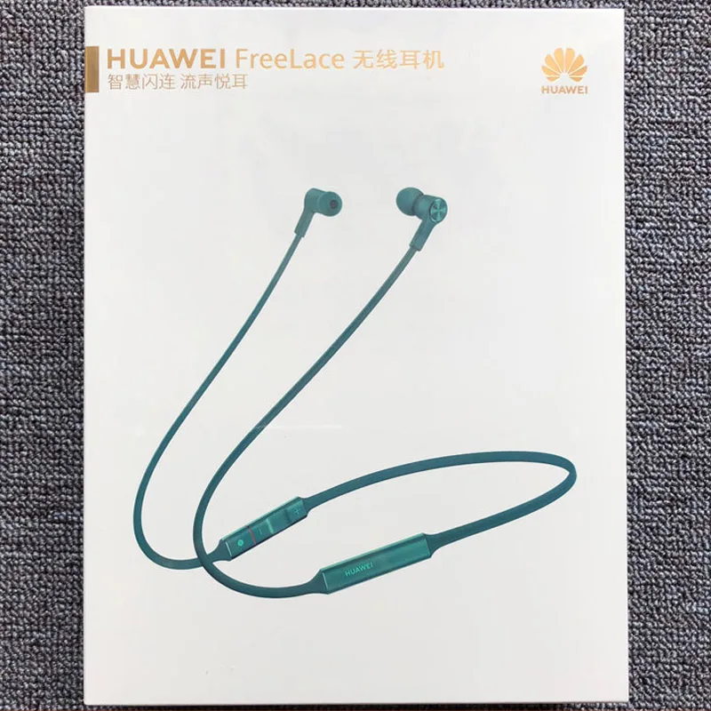 Green Huawei FreeLace оригинальные наушники CM70 Bluetooth спортивные наушники-вкладыши беспроводные наушники водонепроницаемые смарт-наушники для быстрой зарядки - Цвет: Green