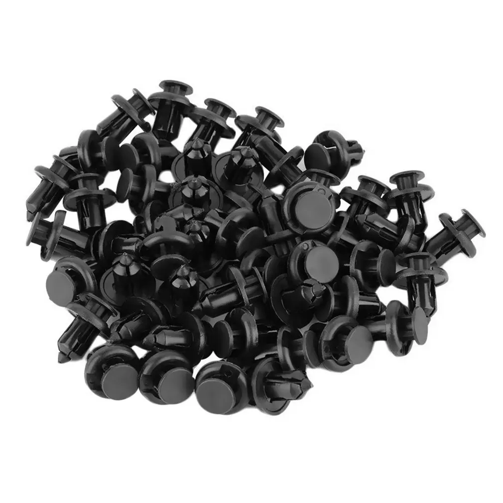 

10mm 50Pcs Auto Vehicle Car Bumper Clips Retainer Fastener Rivet Door Panel Fender Liner For Honda for Acura Hot Drop Shipping