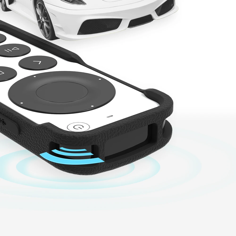sikai silicone protective case for apple 4k tv siri remote airtag applicable anti slip free global shipping