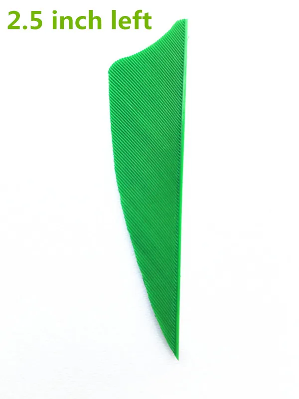 green Высокое качество, 36 шт., 2,5 дюймов, ArcheryTurkey, перо, стрела, стрелы, фуры для стрельбы из лука, сделай сам, настоящее перо, венгтинг - Цвет: green