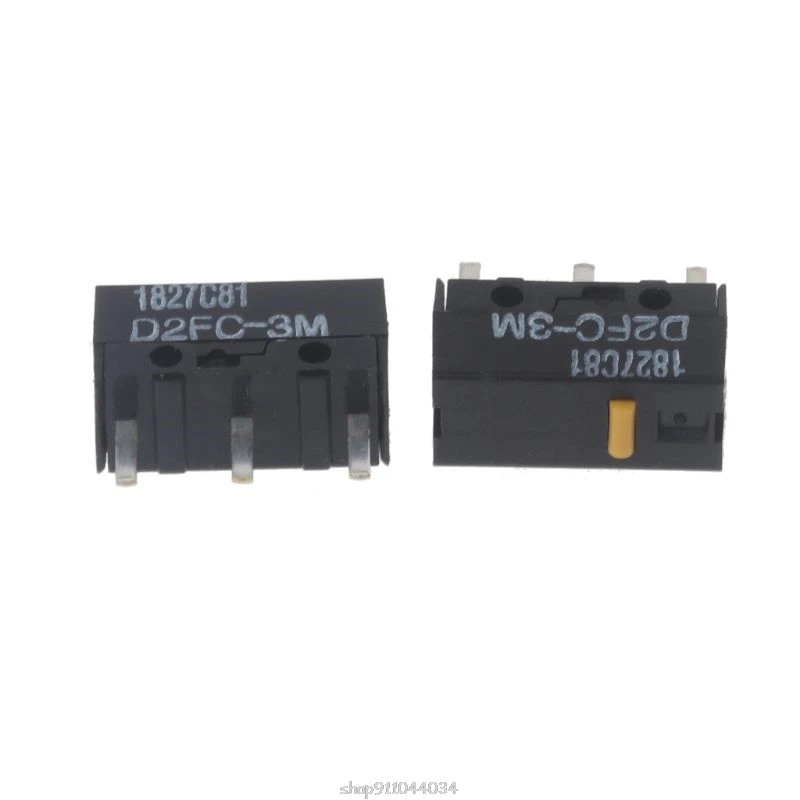 

5Pcs Original D2FC-3M 0.74N Yellow Dot Mouse Micro Switch Universal with 7N 10m 20m OF Ap05 21 Dropship