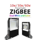 Светодиодный прожектор GLEDOPTO Zigbee 3,0 RGB + CCT Pro, 10 Вт, 30 Вт, 60 Вт, умный наружный светильник IP65, водонепроницаемый, работает с Amazon Echo Plus