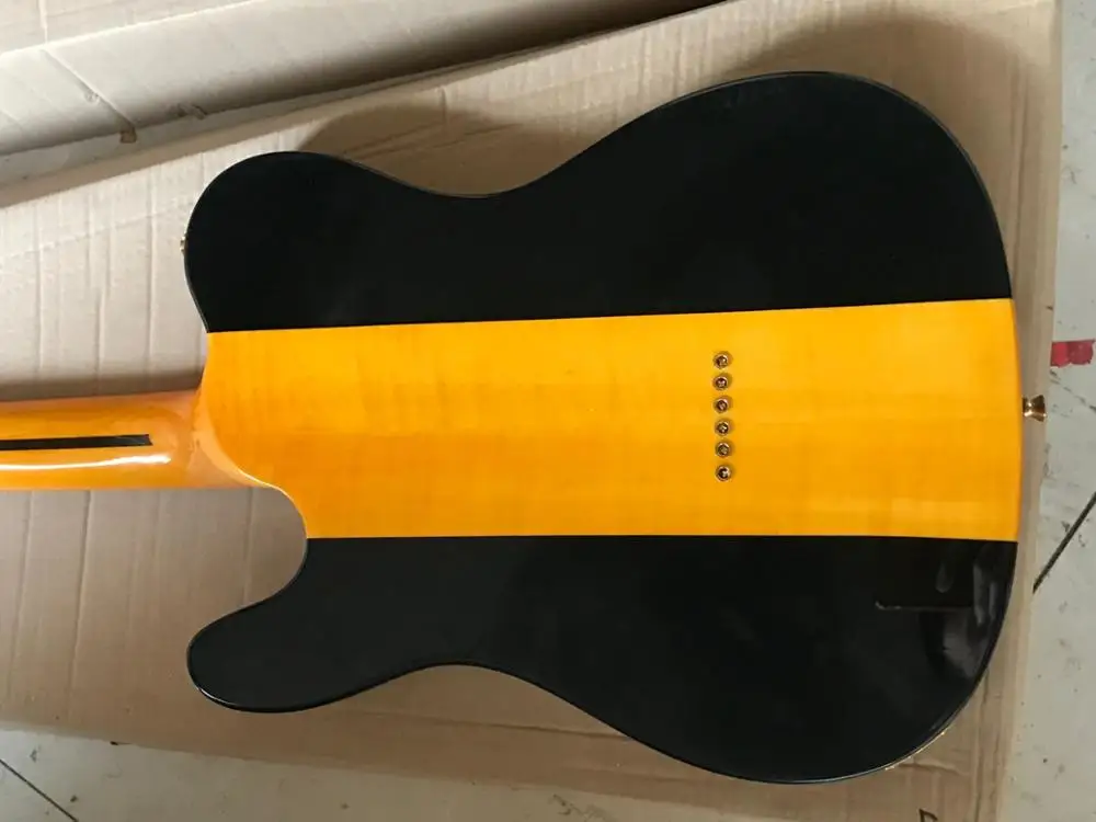 В наличии бесплатная доставка электрогитара TL Tuff Dog стеганая клен верх Sunburst цвет