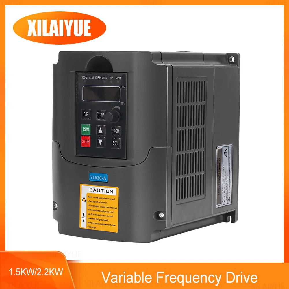 

2.2kw 220v VFD Variable Frequency Drive, 1.5kw/2.2kw/3kw Inverter 400Hz 10A VFD Inverter 1HP Input 3HP Output Frequency Inverter