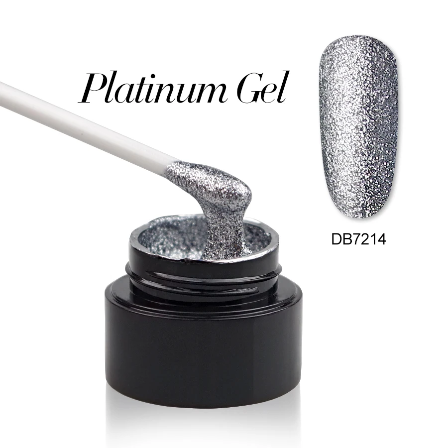 Фабричный Платиновый лак Monlada лаки для маникюра 5 мл блестящий гель Блестящий