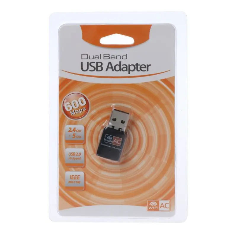 USB Wi-Fi адаптер 600 Мбит/с 2 4 ГГц 5 | Компьютеры и офис