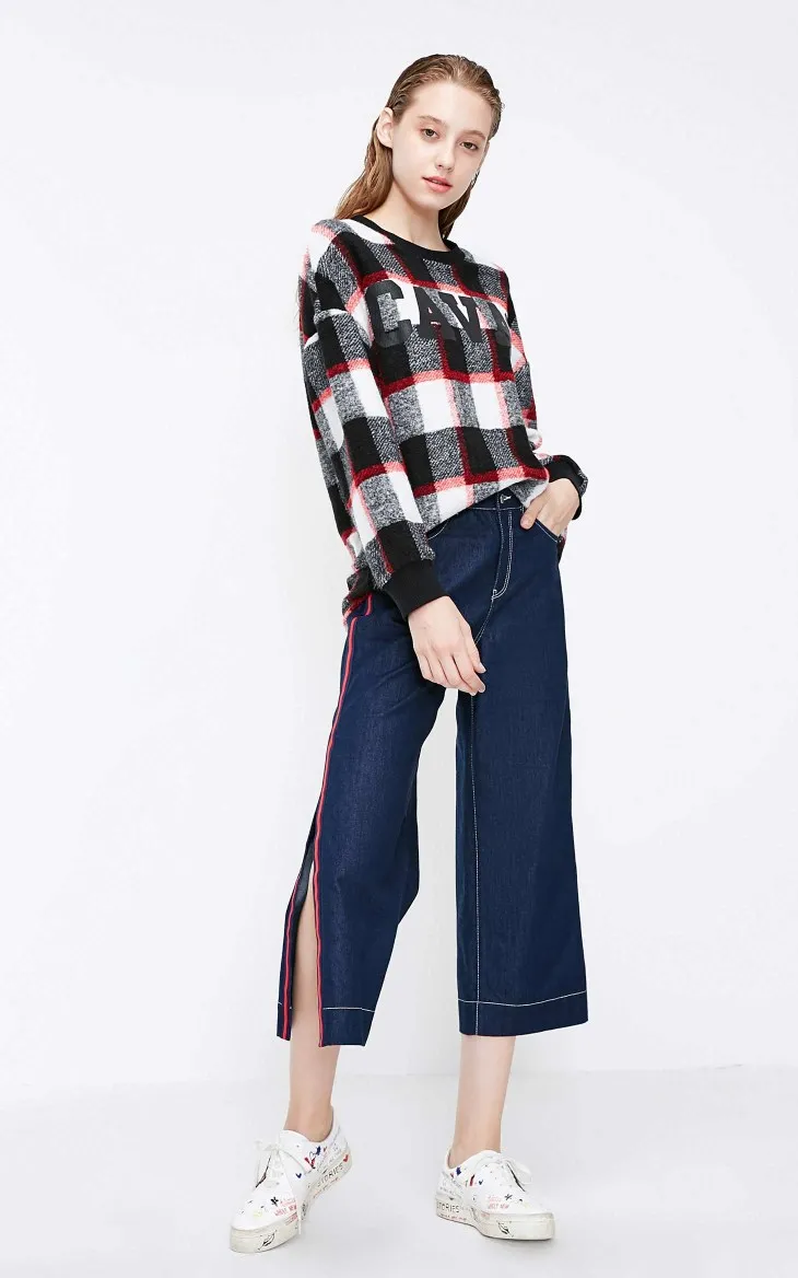 Vero Moda уличная толстовка с капюшоном и принтом в клетку с открытыми плечами | 318333519