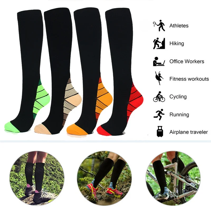 Компрессионные спортивные носки 1 пара эластичные мужские | Спорт и развлечения
