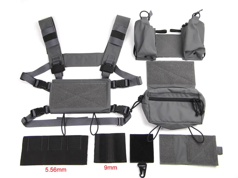 

MK3 Light Tactical Micro Chest Rig Complete Set Urban Wolf Grey(SKU051457)