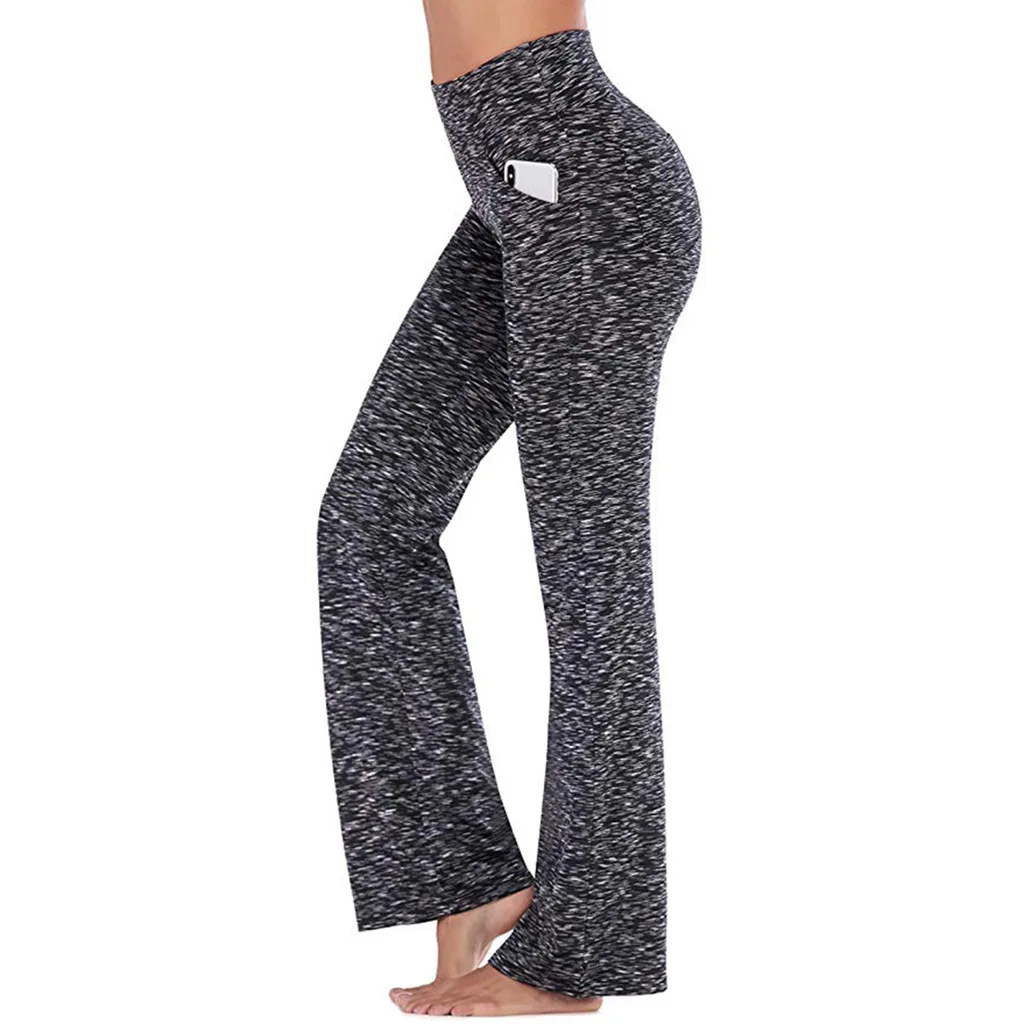 

Women's High Waist Yoga Pants Sports Hip-Lifting Yoga Wide Leg Casual Trousers Women Pants Fitness Gym Workout Running Pants