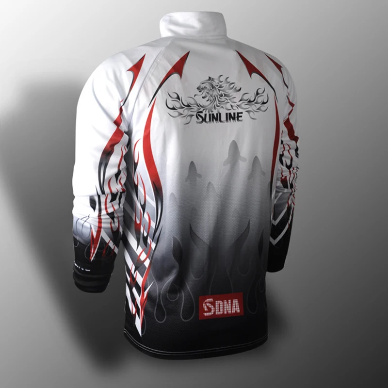 Летняя рыболовная рубашка с длинным рукавом одежда для рыбалки дышащая ХИК-сушка