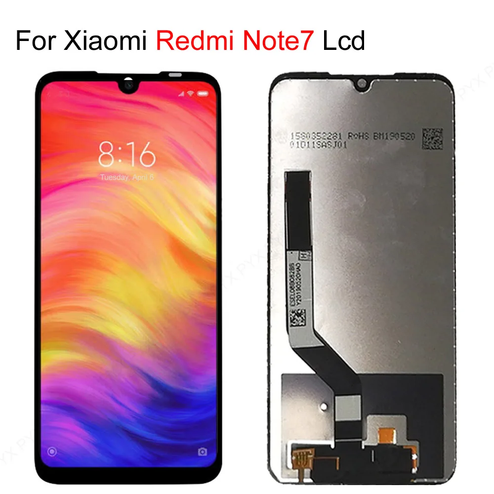 10 Touch Original lcd For Xiaomi Redmi Note 7 Display LCD Screen Pro Replacement Parts With Frame | Мобильные телефоны и