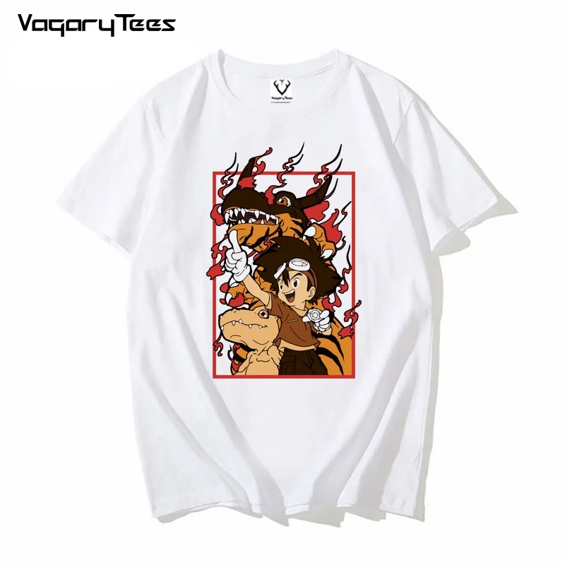 

Japanese Anime Digimon Tshirt Men Women Digital Monsters Printed Streetwear Hip Hop Tshirt Sports Casual Unisex T shirt Tops