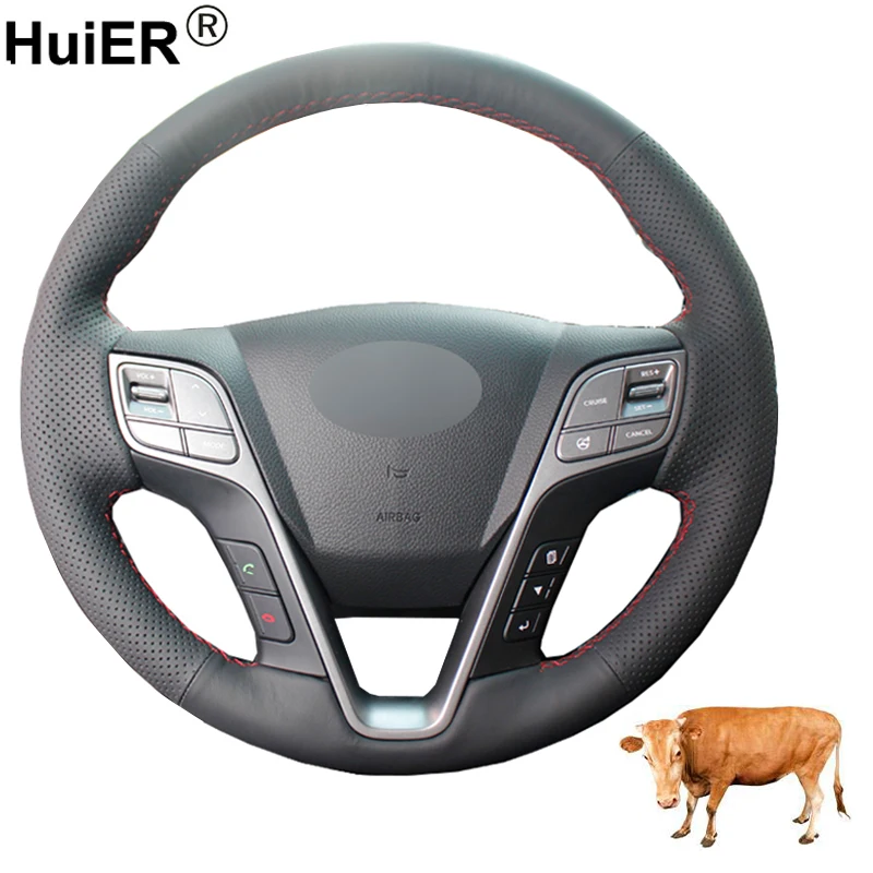 

Кожаный чехол для Hyundai Santa Fe 2013-2017 2018 ix45 2013-2016