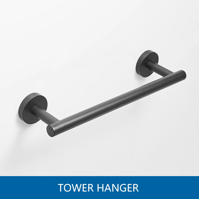 Short Towel Hanger-2 Faplully матовый золотой набор аксессуаров для ванной комнаты Т-образный дизайнерский держатель для туалетной бумаги держатель для туалетной щетки настенное оборудование - Цвет: Short Towel Hanger-2