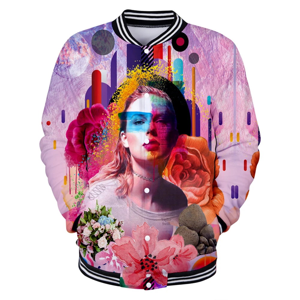 Женская/мужская бейсбольная куртка Супер популярная Taylor 3D принт спортивная