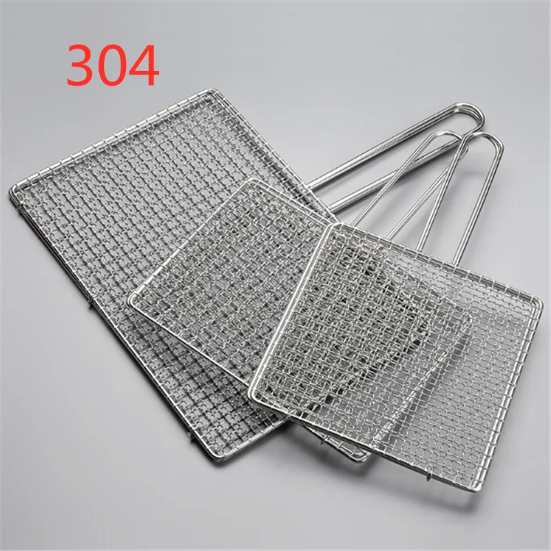 304 stainless steel round barbecue BBQ grill net meshes racks grid grate Steam Camping Hiking Outdoor Mesh Wire Net | Дом и сад
