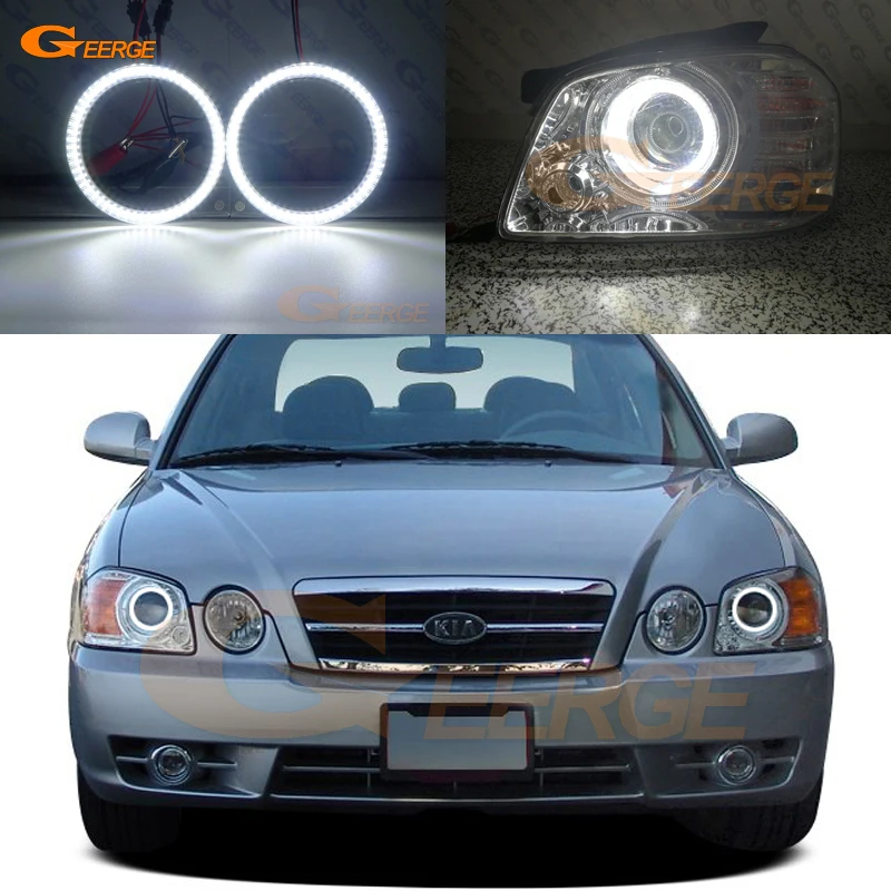Для Kia Optima MAGENTIS MS 2003 2004 2005 2006 Facelift HD ультра яркий SMD светодиодный комплект колец