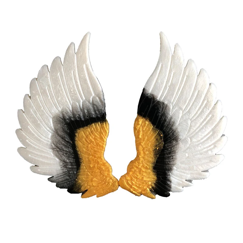 

1 PCS Resin Casting Epoxy Mould Craft Tool DIY Wing Silicone Agate Coaster Making Mold