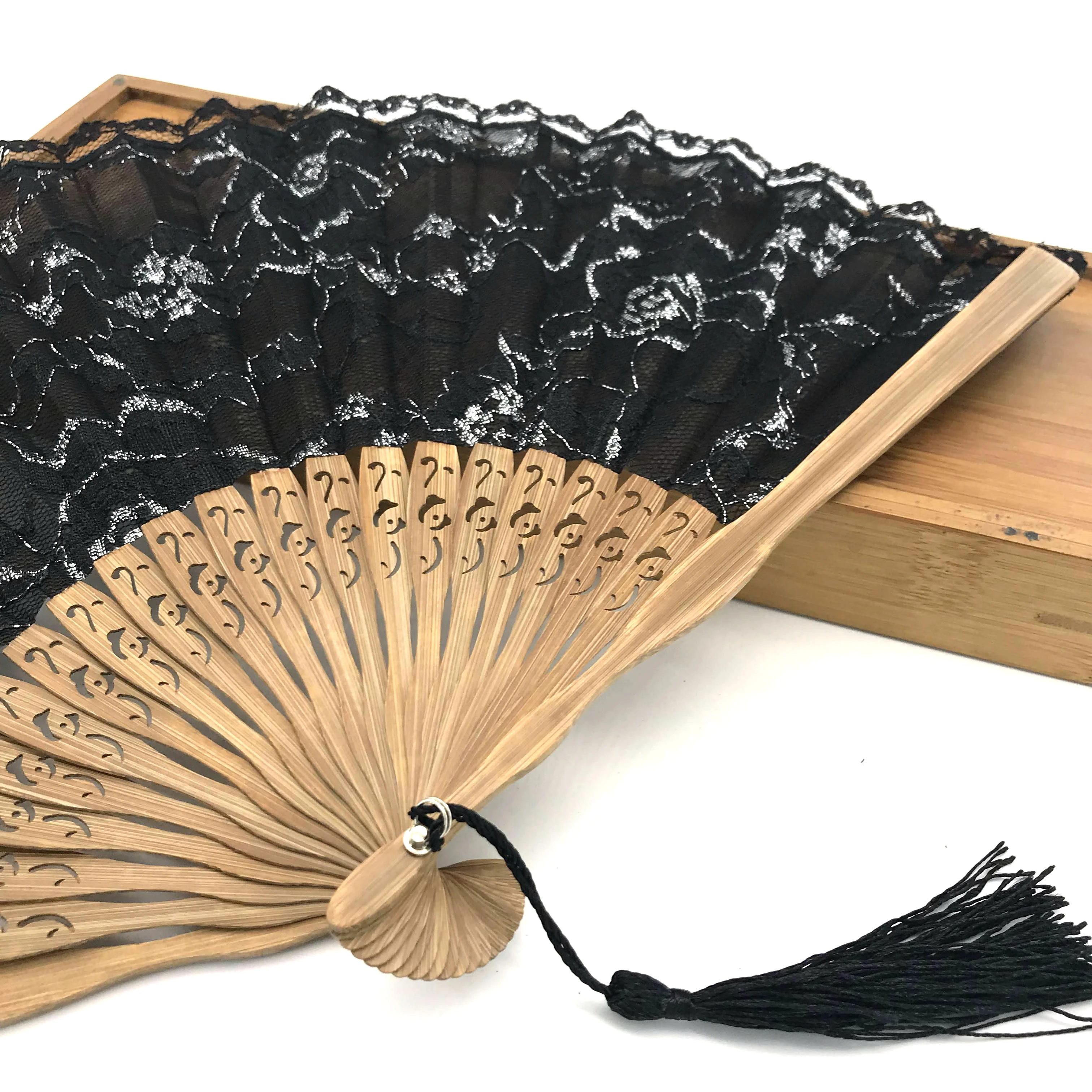 Декоративные бамбуковые вееры в китайском стиле шелковые складные для танцев