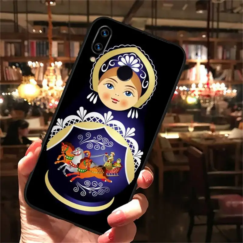 

Russian matryoshka Dolls cute girl Phone Case For Xiaomi Redmi note Mi Huawei honor P smart 8 9 10 S T 20 30 40 lite Pro x