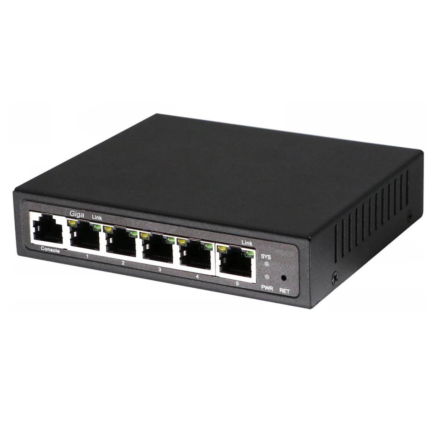 5 портов полный L2 управляемый administrable gigabit Ethernet локальная сеть переключатель