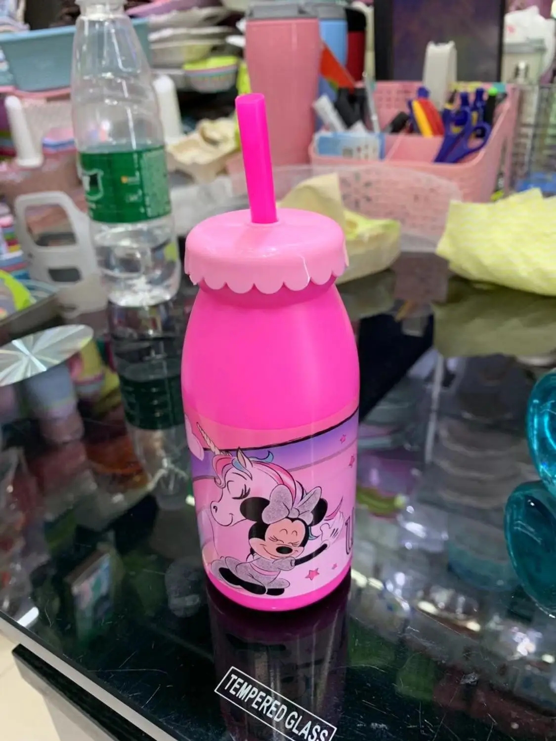 Mickey Mouse Children's Cup Men and women Pupils Kettle Hand Summer Plastic | Дом и сад