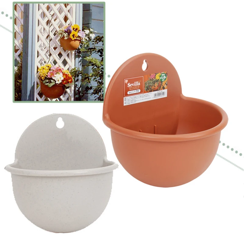 Сад Балкон Настенный завод цветок onsai корзина горшок контейнер без запаха для